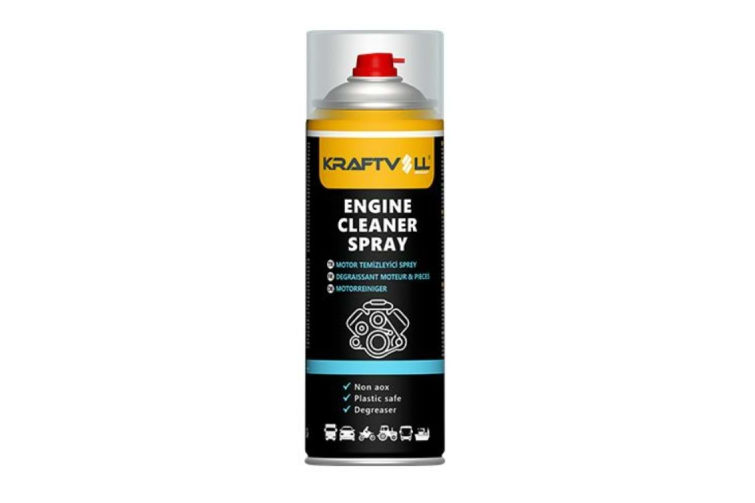 MOTOR TEMIZLEME SPREY - SOLVENT 500ML 3 ADET