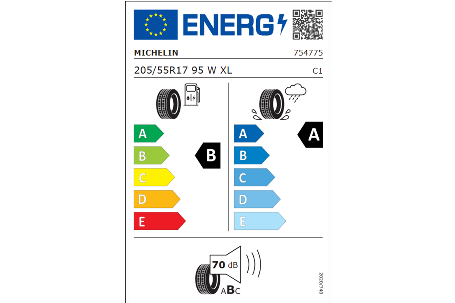 Michelin 205/55R17 95W Xl Primacy 5 Oto Yaz Lastigi (Üretim Yili : 2025)