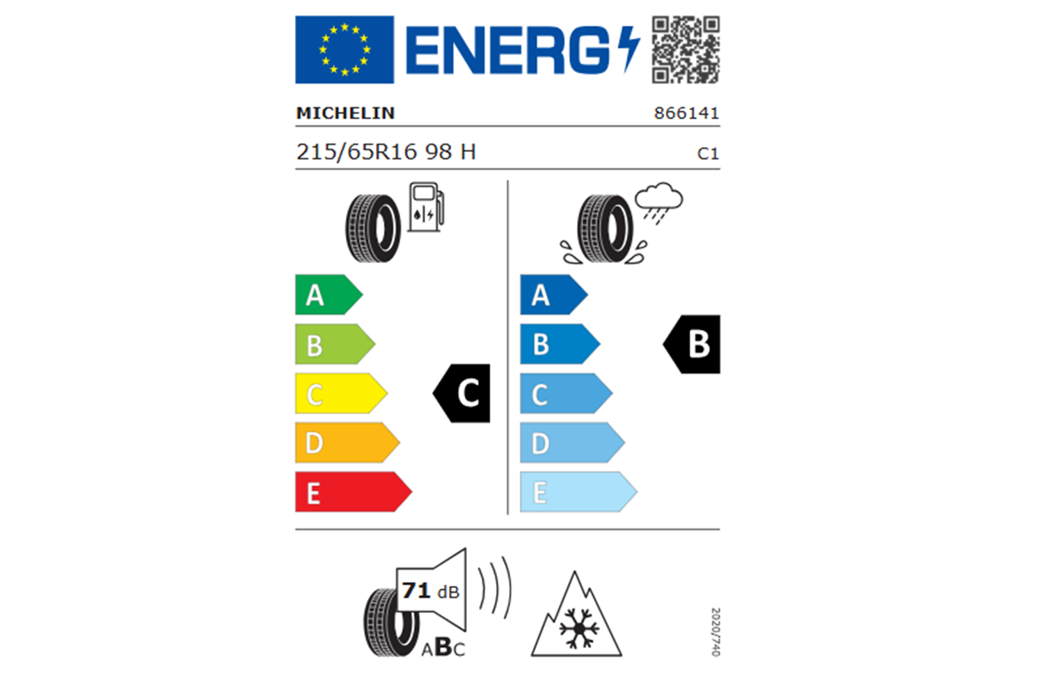 Michelin 215/65R16 98H Alpin 7 Oto Kis Lastigi (Üretim Yili: 2025)
