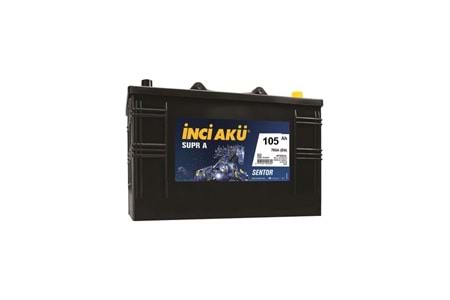 İNCİ AKÜ 12V 105 AH İPLİ TRAKTÖR