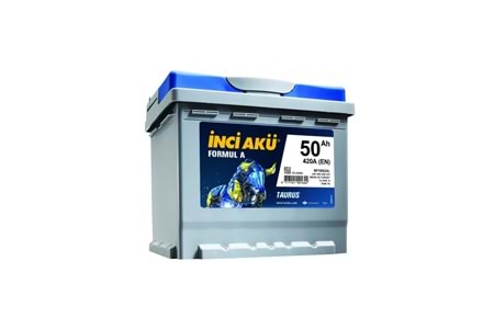 İNCİ AKÜ 12V 50 AH DAR ALÇAK JAPON