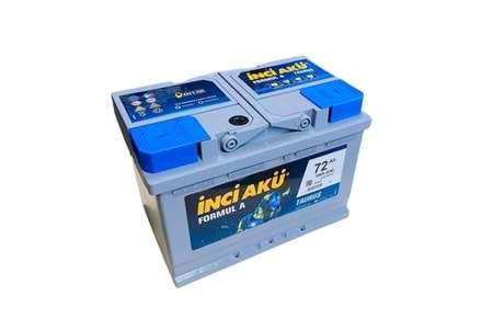 İNCİ AKÜ 12 V 72 AH