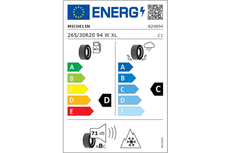 Michelin 265/30R20 94W Xl Pilot Alpin Pa4 Oto Kis Lastigi (Üretim Yili: 2024)