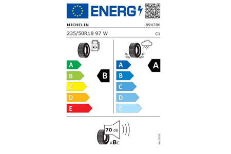 Michelin 235/50R18 97W Primacy 5 Oto Yaz Lastigi (Üretim Yılı:2024)