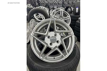 RC2015 jant 6,5X15 4X100 ET35 67,1 hyper silver (4adet)