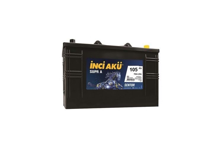 İNCİ AKÜ 12V 105 AH İPLİ TRAKTÖR