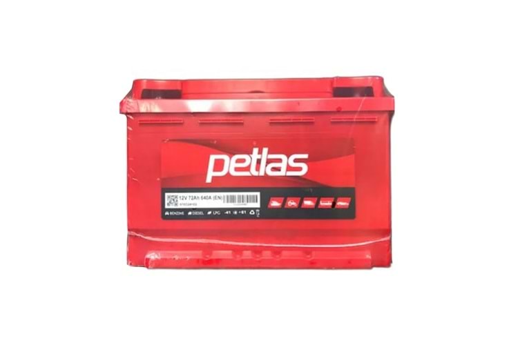 PETLAS AKÜ 12 V 62 Ah.TAM KAPALI-BAKIMSIZ